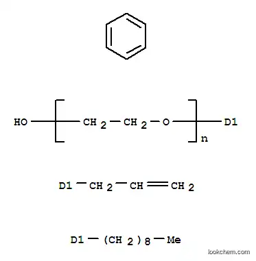 Molecular Structure of 111144-52-6 (Poly(oxy-1,2-ethanediyl),a-[nonyl(2-propen-1-yl)phenyl]-w-hydroxy-)