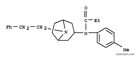 Molecular Structure of 111261-85-9 (8-(2-phenethyl)-8-azabicyclo(3.2.1)octane-3-(4-methylpropionanilide))