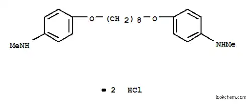 Molecular Structure of 111438-62-1 (Aniline,4,4'-(octamethylenedioxy)bis[N-methyl-, dihydrochloride (6CI))