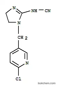 Molecular Structure of 111988-43-3 (Cyanamide,N-[1-[(6-chloro-3-pyridinyl)methyl]-4,5-dihydro-1H-imidazol-2-yl]-)
