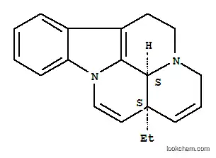 Molecular Structure of 112219-48-4 (14,15-Didehydrovincamenine)