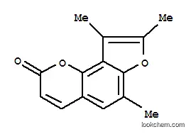 2H-Furo(2,3-h)-1-benzopyran-2-one, 6,8,9-trimethyl-