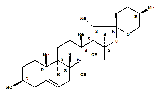112468-21-0,Spirost-5-ene-3,14,17-triol,(3b,25R)-,Ophiogenin