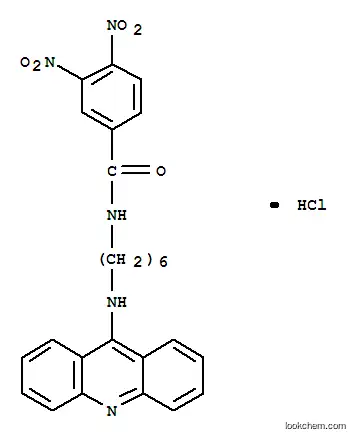 Molecular Structure of 112757-47-8 (N-[6-(acridin-9-ylamino)hexyl]-3,4-dinitrobenzamide hydrochloride (1:1))
