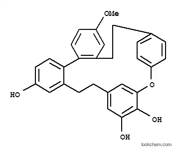 Molecular Structure of 112923-42-9 (7,10-Etheno-12,16-metheno-16H-dibenz[h,j]oxacyclooctadecin-13,14,20-triol,5,6,17,18-tetrahydro-3-methoxy-)