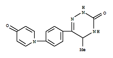 1,2,4-Triazin-3(2H)-one,4,5-dihydro-5-methyl-6-[4-(4-oxo-1(4H)-pyridinyl)phenyl]-