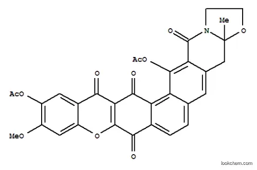 Molecular Structure of 113518-95-9 ([1]Benzopyrano[2',3':6,7]naphth[2,1-g]oxazolo[3,2-b]isoquinoline-8,14,15,17-tetrone,12,16-bis(acetyloxy)-1,2,3a,4-tetrahydro-11-methoxy-3a-methyl-)