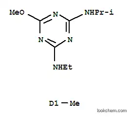 Molecular Structure of 113630-19-6 (1,3,5-Triazine-2,4-diamine,N-ethyl-6-methoxymethyl-N'-(1-methylethyl)- (9CI))