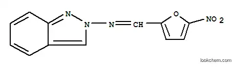 Molecular Structure of 113698-48-9 (N-[(E)-(5-nitrofuran-2-yl)methylidene]-2H-indazol-2-amine)