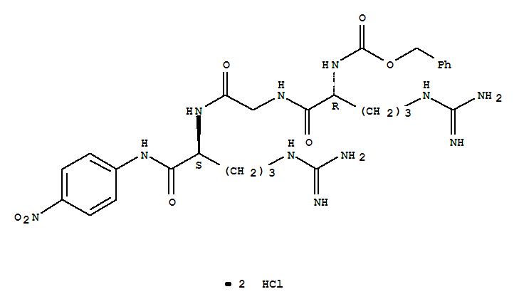 L-Argininamide,N2-[(phenylmethoxy)carbonyl]-D-arginylglycyl-N-(4-nitrophenyl)-, hydrochloride(1:2)