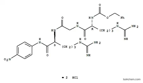 Molecular Structure of 113711-77-6 (Z-D-ARG-GLY-ARG-PNA 2 HCL)