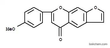 Molecular Structure of 113807-95-7 (5H-Furo[3,2-g][1]benzopyran-5-one,7-(4-methoxyphenyl)-)