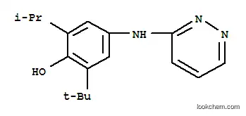 PHENOL, 2-(1,1-DIMETHYLETHYL)-6-(1-METHYLETHYL)-4-(3-PYRIDAZINYLAMINO)-