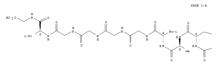 Molecular Structure of 114832-80-3 (Sperm-activatingpeptide c (Strongylocentrotus nudus egg jelly coat) (9CI))