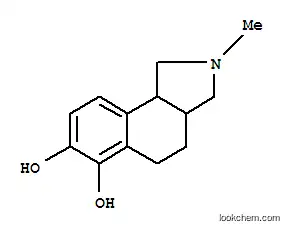 Molecular Structure of 115103-48-5 (2-methyl-2,3,3a,4,5,9b-hexahydro-1H-benzo[e]isoindole-6,7-diol)
