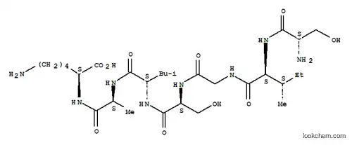 Molecular Structure of 115918-58-6 (H-SER-ILE-GLY-SER-LEU-ALA-LYS-OH)