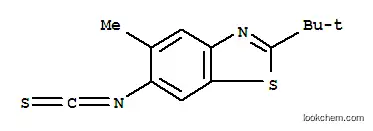 Molecular Structure of 115989-17-8 (2-tert-Butyl-6-isothiocyanato-5-methylbenzothiazole)