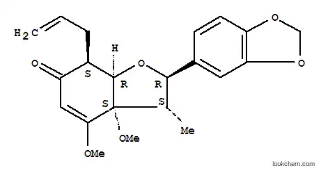 (2R,3S,3aS,7S,7aR)-2-(1,3-benzodioxol-5-yl)-3a,4-dimethoxy-3-methyl-7-prop-2-enyl-2,3,7,7a-tetrahydro-1-benzofuran-6-one