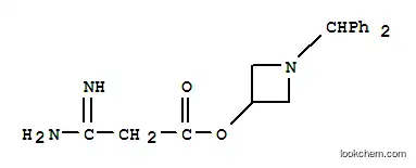 Molecular Structure of 116574-09-5 (Propanoic  acid,  3-amino-3-imino,1-(diphenylmethyl)-3-azetidinyl  ester)