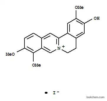 Molecular Structure of 1168-00-9 (2,9,10-trimethoxy-5,13a-dihydro-6H-isoquino[3,2-a]isoquinolin-3-ol)