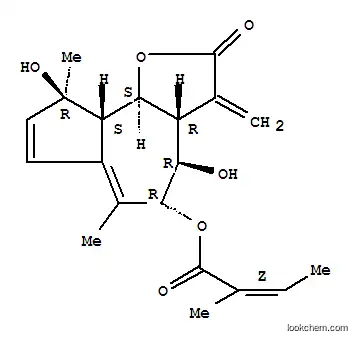 2-Butenoic acid,2-methyl-,(3aR,4R,5R,9R,9aS,9bS)-2,3,3a,4,5,9,9a,9b-octahydro-4,9-dihydroxy-6,9-dimethyl-3-methylene-2-oxoazuleno[4,5-b]furan-5-ylester, (2Z)-