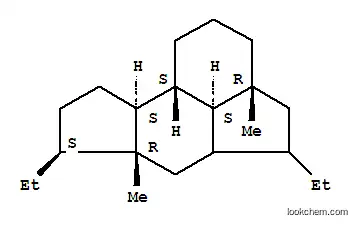 1H-Cyclopent[e]acenaphthylene,5,7-diethyltetradecahydro-3a,6a-dimethyl-, (3aR,6aR,7S,9aS,9bR,9cS)-