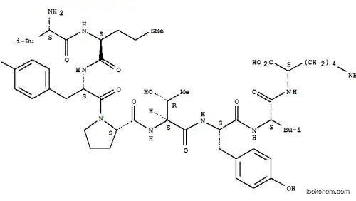 Molecular Structure of 120550-85-8 (H-LEU-MET-TYR-PRO-THR-TYR-LEU-LYS-OH)