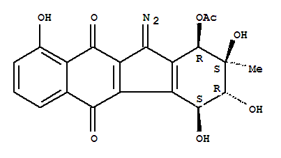120796-26-1,kinamycin E,1H-Benzo[b]fluorene-5,10-dione,1-(acetyloxy)-11-diazo-2,3,4,11-tetrahydro-2,3,4,9-tetrahydroxy-2-methyl-,[1R-(1a,2a,3b,4a)]-; Kinamycin E