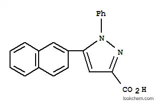 Molecular Structure of 144252-16-4 (5-NAPHTHALEN-2-YL-1-PHENYL-1H-PYRAZOLE-3-CARBOXYLIC ACID)