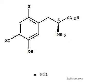 Molecular Structure of 144334-59-8 (2-FLUORO-5-HYDROXY-L-TYROSINE HYDROCHLORIDE)