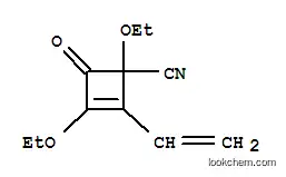 2-Cyclobutene-1-carbonitrile,2-ethenyl-1,3-diethoxy-4-oxo-(9CI)