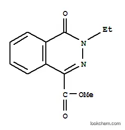Molecular Structure of 16015-53-5 (3-ETHYL-4-OXO-3,4-DIHYDRO-PHTHALAZINE-1-CARBOXYLIC ACID METHYL ESTER)