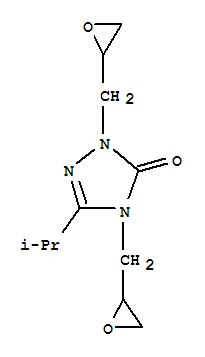 2,4-BIS(OXIRAN-2-YLMETHYL)-5-PROPAN-2-YL-1,2,4-TRIAZOL-3-ONE