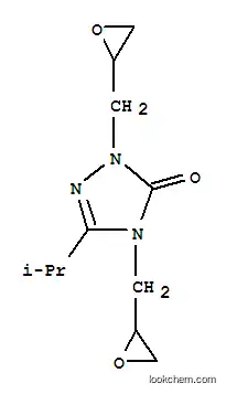 Molecular Structure of 160455-70-9 (2,4-bis(oxiran-2-ylmethyl)-5-propan-2-yl-1,2,4-triazol-3-one)