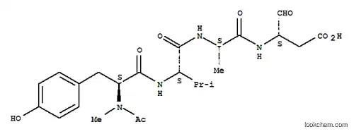 Molecular Structure of 160806-26-8 (AC-N-ME-TYR-VAL-ALA-ASP-ALDEHYDE (PSEUDO ACID))