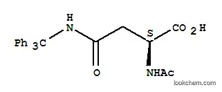 Molecular Structure of 163277-78-9 (AC-ASN(TRT)-OH)