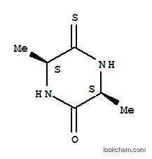 Molecular Structure of 163279-29-6 (Piperazinone, 3,6-dimethyl-5-thioxo-, (3S-cis)- (9CI))