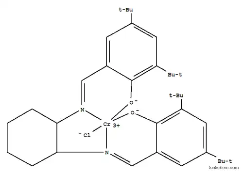 Molecular Structure of 164931-83-3 (Chromium,chloro[[2,2'-[(1R,2R)-1,2-cyclohexanediylbis[(nitrilo-kN)methylidyne]]bis[4,6-bis(1,1-dimethylethyl)phenolato-kO]](2-)]-, (SP-5-13)-)