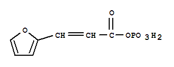 16655-99-5,beta-(2-furyl)acryloyl phosphate,2-Furanacrylicacid, monoanhydride with phosphoric acid (8CI); 2-Propenoic acid,3-(2-furanyl)-, monoanhydride with phosphoric acid (9CI); Phosphoric acid,monoanhydride with 2-furanacrylic acid; b-(2-Furyl) acryloyl phosphate