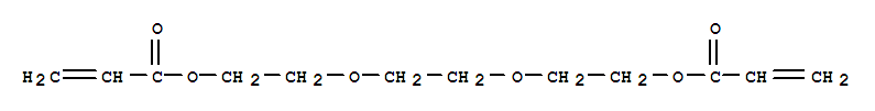Molecular Structure of 1680-21-3 (2-Propenoic acid,1,1'-[1,2-ethanediylbis(oxy-2,1-ethanediyl)] ester)