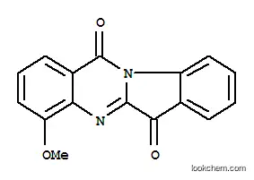 Molecular Structure of 169038-39-5 (Indolo[2,1-b]quinazoline-6,12-dione,  4-methoxy-)