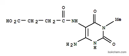 Molecular Structure of 169234-54-2 (Butanoic  acid,  4-[(4-amino-1,2,3,6-tetrahydro-1-methyl-2,6-dioxo-5-pyrimidinyl)amino]-4-oxo-)