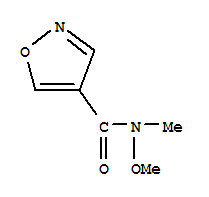 4-ISOXAZOLECARBOXAMIDE,N-METHOXY-N-METHYL-CAS