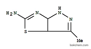 Molecular Structure of 172844-31-4 (1H-Pyrazolo[3,4-d]thiazol-5-amine,  3a,6a-dihydro-3-methyl-)