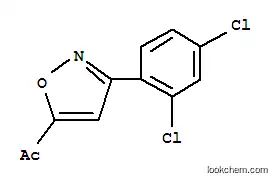Molecular Structure of 175277-34-6 (1-[3-(2,4-DICHLOROPHENYL)ISOXAZOL-5-YL]ETHAN-1-ONE)