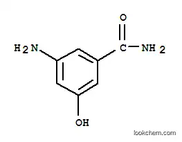 Molecular Structure of 176442-22-1 (Benzamide, 3-amino-5-hydroxy- (9CI))