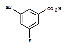 Molecular Structure of 176548-70-2 (Benzoic acid,3-bromo-5-fluoro-)