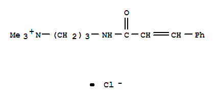1-Propanaminium, N,N,N-trimethyl-3-(1-oxo-3-phenyl-2-propenyl)amino-, chloride