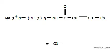Molecular Structure of 177190-98-6 (1-Propanaminium, N,N,N-trimethyl-3-(1-oxo-3-phenyl-2-propenyl)amino-, chloride)