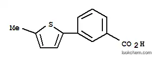 Molecular Structure of 177735-12-5 (3-(5-Methylthiophen-2-yl)benzoic acid)